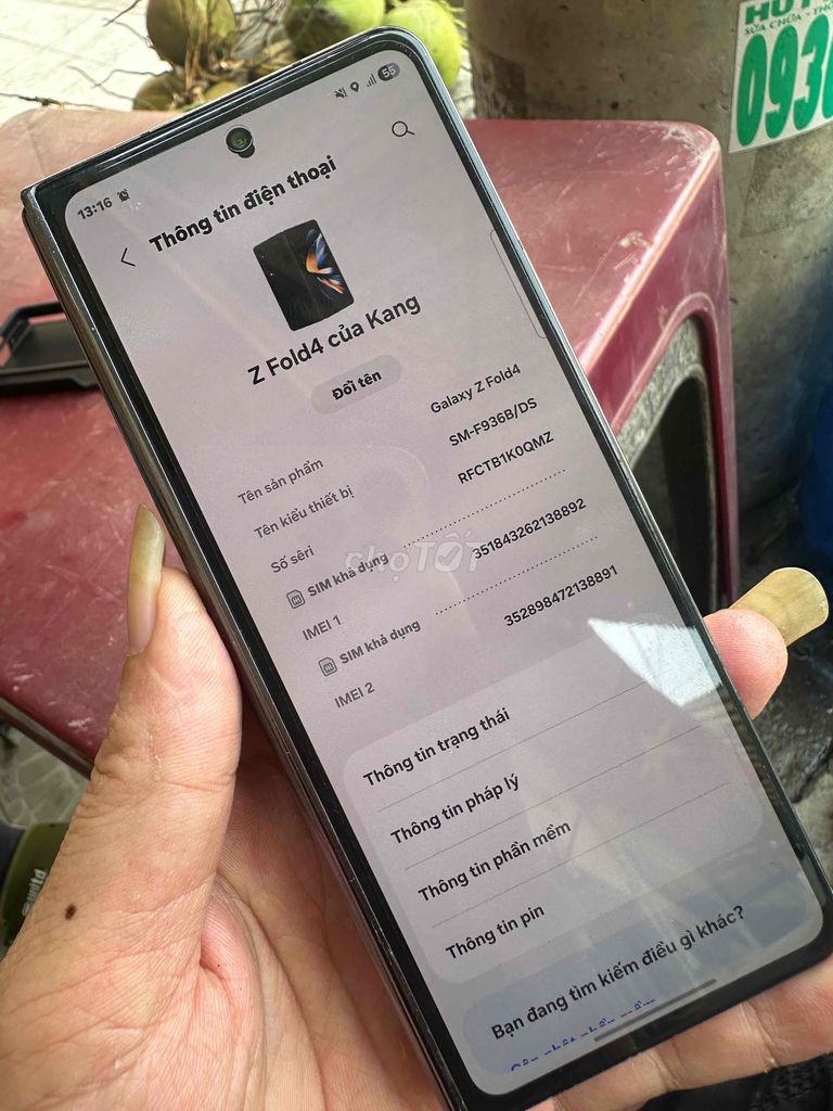 Samsung Galaxy Z Fold4 256GB Đen. Mua bán Điện thoại tại Quận Bình Tân Tp Hồ Chí Minh được đăng bởi nguyễn sang  hình 1