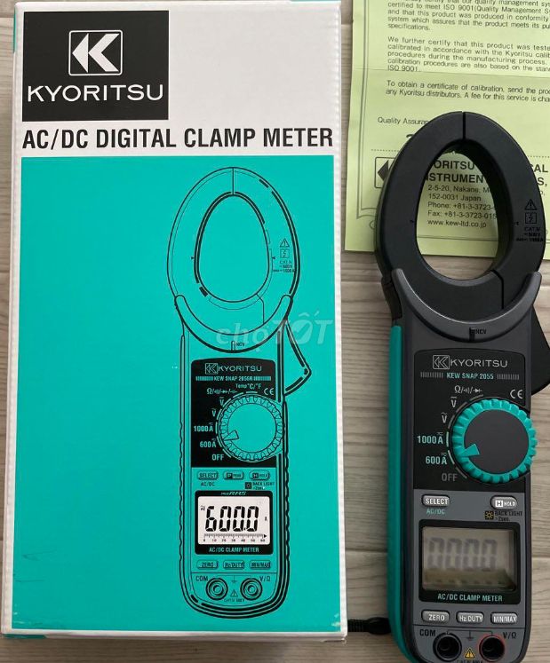 Ampe Kìm Kyoritsu 2055. Mua bán Đồ chuyên dụng, Giống nuôi trồng tại Thành phố Thủ Đức Tp Hồ Chí Minh được đăng bởi DENKI DENSHI JP hình 2