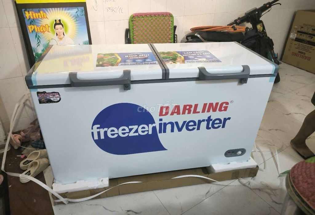 Xả kho tủ đông Darling inverter 450L hàng mới 100%