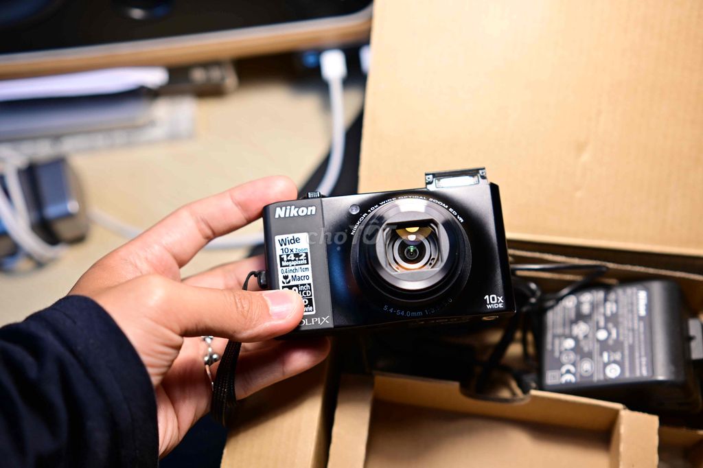 nikon s8000 fullbox likenew. Mua bán Máy ảnh, Máy quay tại Quận Bắc Từ Liêm Hà Nội được đăng bởi An Pota hình 1