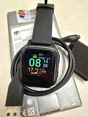 Đồng hồ Garmin Venus SQ Music màu đen. Mua bán Thiết bị đeo thông minh tại Quận Hoàng Mai Hà Nội được đăng bởi Anh DG