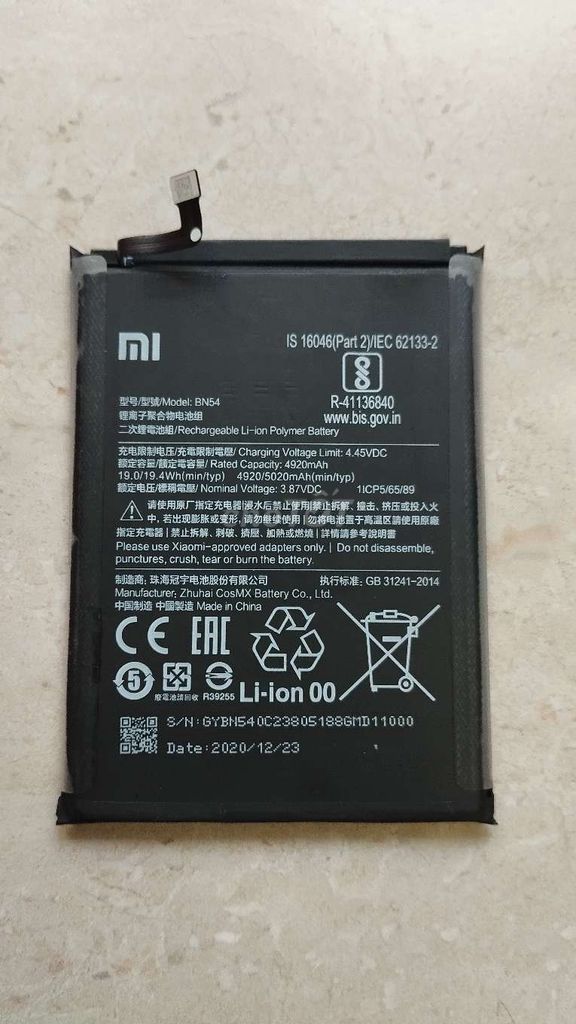 Pin Xiaomi Redmi 9. Mua bán Điện thoại tại Quận Tân Bình Tp Hồ Chí Minh được đăng bởi Tuấn Anh hình 1