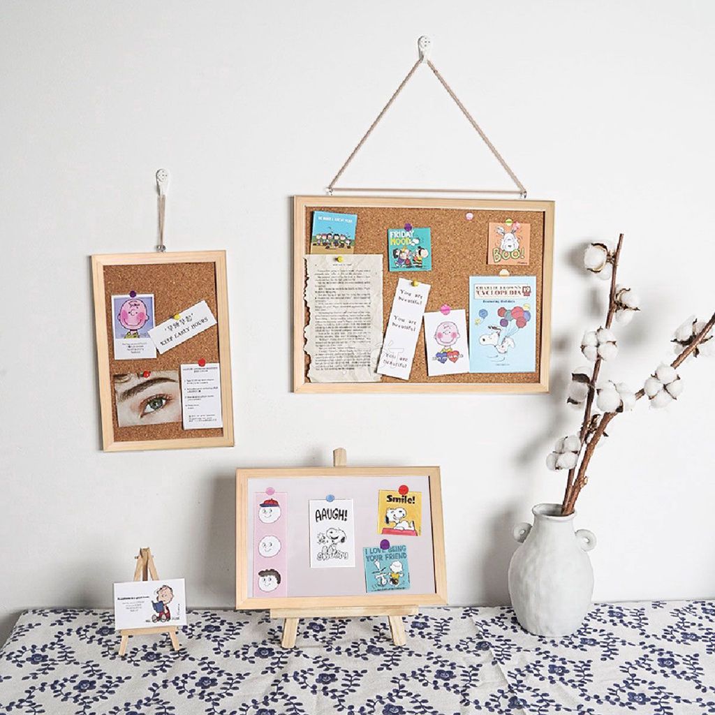 Bảng ghim gỗ bần tự nhiên 40x60cm Mới. Mua bán Đồ dùng văn phòng tại Quận 1 Tp Hồ Chí Minh được đăng bởi BẢNG VIẾT BAVICO  hình 1