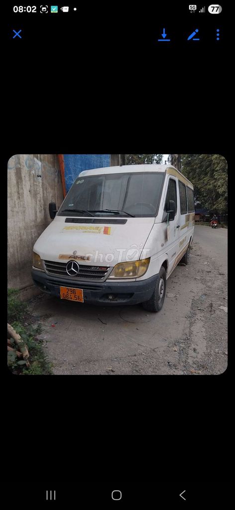 Mercedes-Benz Sprinter 2005 16 chỗ. Mua bán Phương tiện khác tại Thành phố Thuận An Bình Dương được đăng bởi Trịnh Văn Viên hình 3