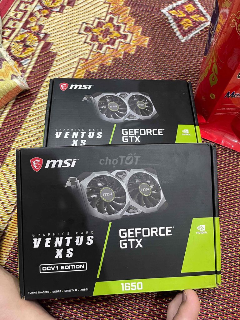 Card màn hình MSI GTX 1650 4GB GDDR6. Mua bán Linh kiện (RAM, Card...) tại Huyện Gia Lâm Hà Nội được đăng bởi Nguyễn Tấn Phúc hình 1