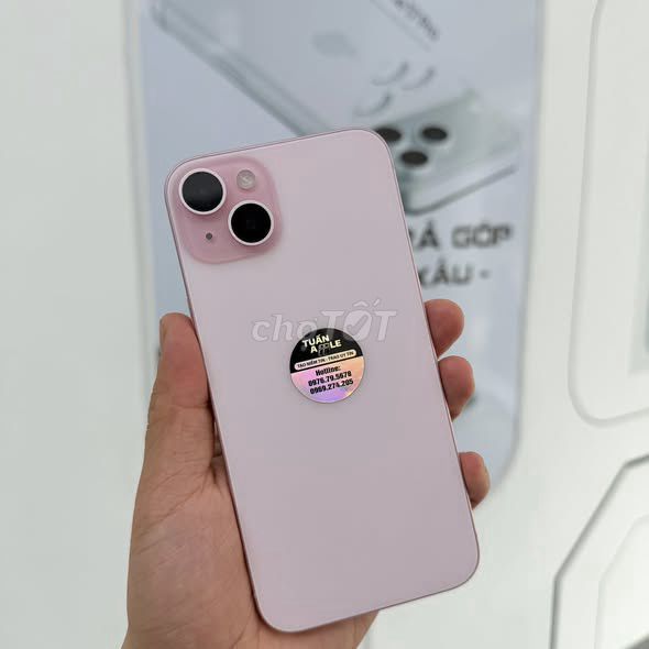iPhone 15 Plus 128GB Hồng VNA Đã sử dụng. Mua bán Điện thoại tại Quận 5 Tp Hồ Chí Minh được đăng bởi Hội Đồ Điện Tử hình 1