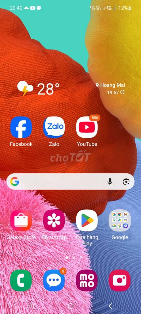 Samsung A51 128GB Xanh đen. Mua bán Điện thoại tại Quận Hoàng Mai Hà Nội được đăng bởi Hoàng Minh hình 1