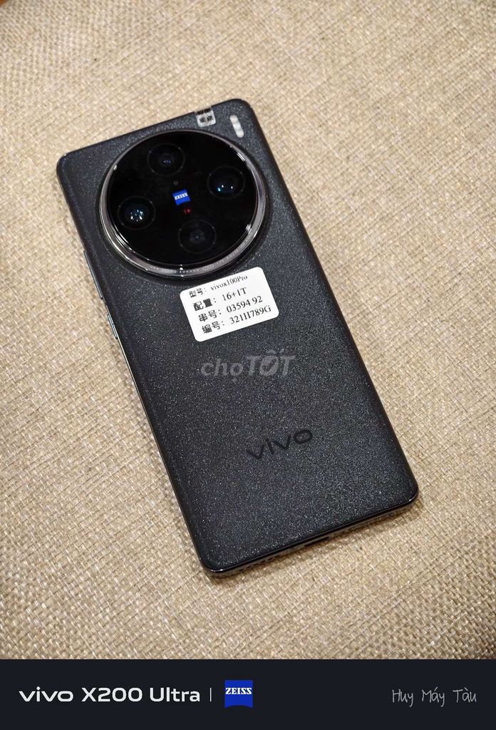 Vivo X100 Pro 16GB/1TB Đen. Mua bán Điện thoại tại Quận Hai Bà Trưng Hà Nội được đăng bởi Huy Máy Tàu hình 1