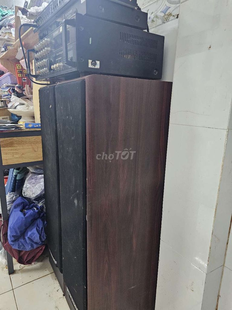 Bán cặp loa đứng và âm li kèm 1 míc hát. Mua bán Tivi, Âm thanh tại Quận Bình Thuỷ Cần Thơ được đăng bởi TĐK Cần Thơ  hình 1
