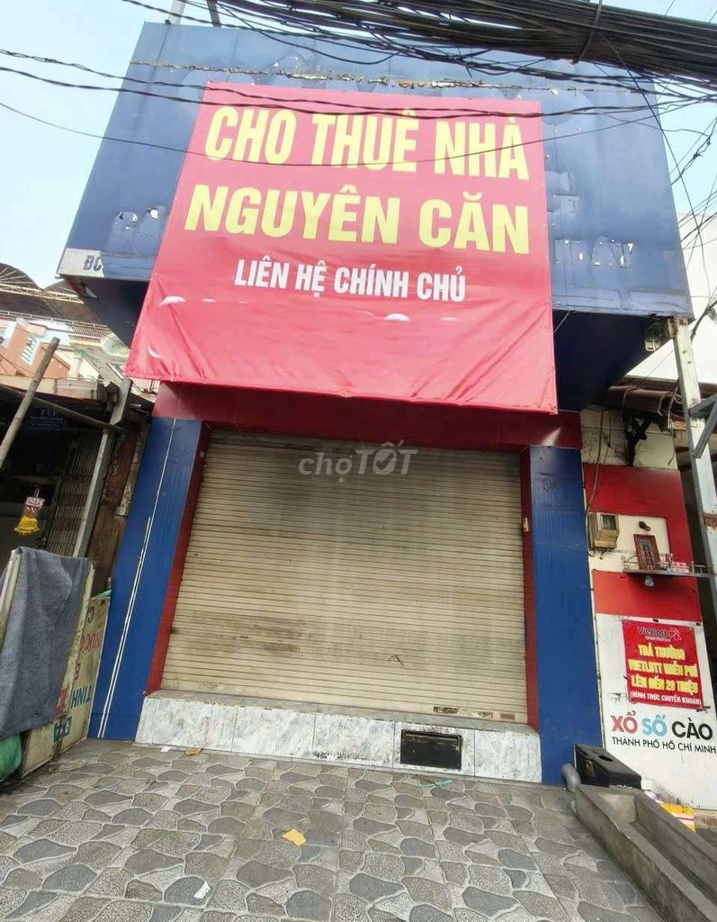 Cho thuê nhà Mặt tiền Quốc Lộ 50- gần Chợ Nhị Thiên Đường 3,5x10m