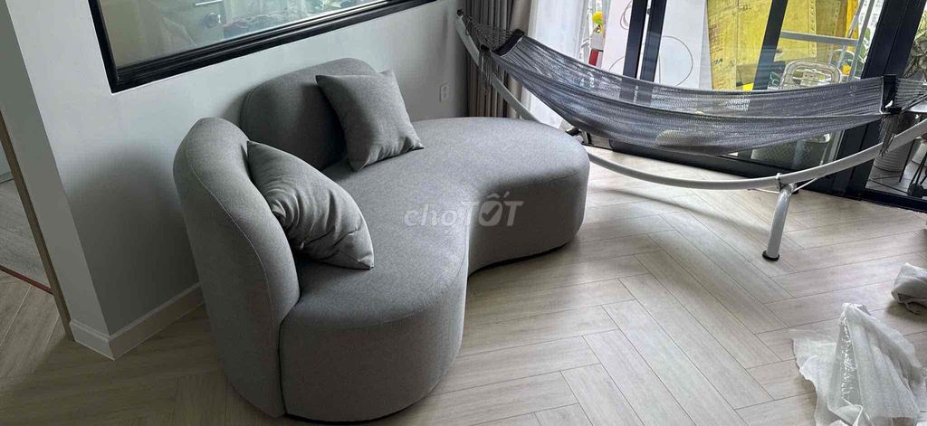 Ghế sofa Vải Xám Hiện đại Phòng khách. Mua bán Bàn ghế tại Quận 7 Tp Hồ Chí Minh được đăng bởi Loan  hình 1