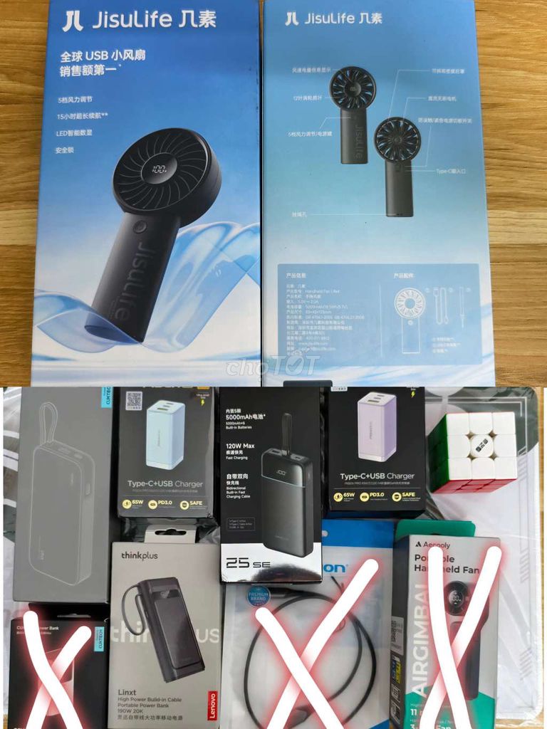 Quạt JitsuLife, Sạc Cuktech, Thinksplus ... giá rẻ. Mua bán Linh kiện (RAM, Card...) tại Quận Ba Đình Hà Nội được đăng bởi Nam hình 1