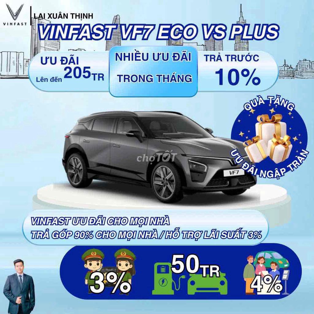 VF7 PLUS sẵn xe - giảm tiền mặt lên đến 205tr. Mua bán Ô tô tại Quận Long Biên Hà Nội được đăng bởi VinFast VinCom hình 3