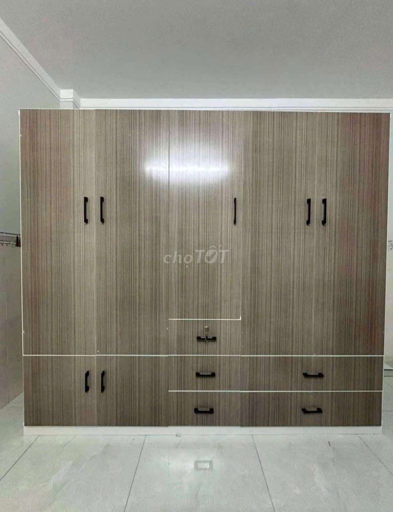TỦ NHỰA ĐÀI LOAN 5 CÁNH MÀU XÁM VÂN GỖ . Mua bán Tủ, kệ gia đình tại Thành phố Thuận An Bình Dương được đăng bởi Tủ nhựa đài loan hoàng quân hình 1