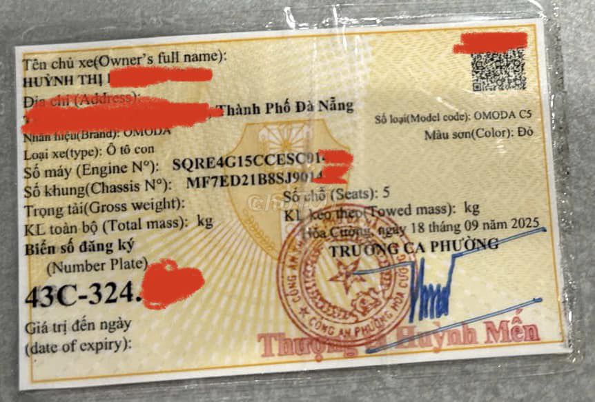 Omoda C5 Lux 2025 Đỏ 6700 km. Mua bán Ô tô tại Quận Thanh Khê Đà Nẵng được đăng bởi Minh Hồ Duy hình 2