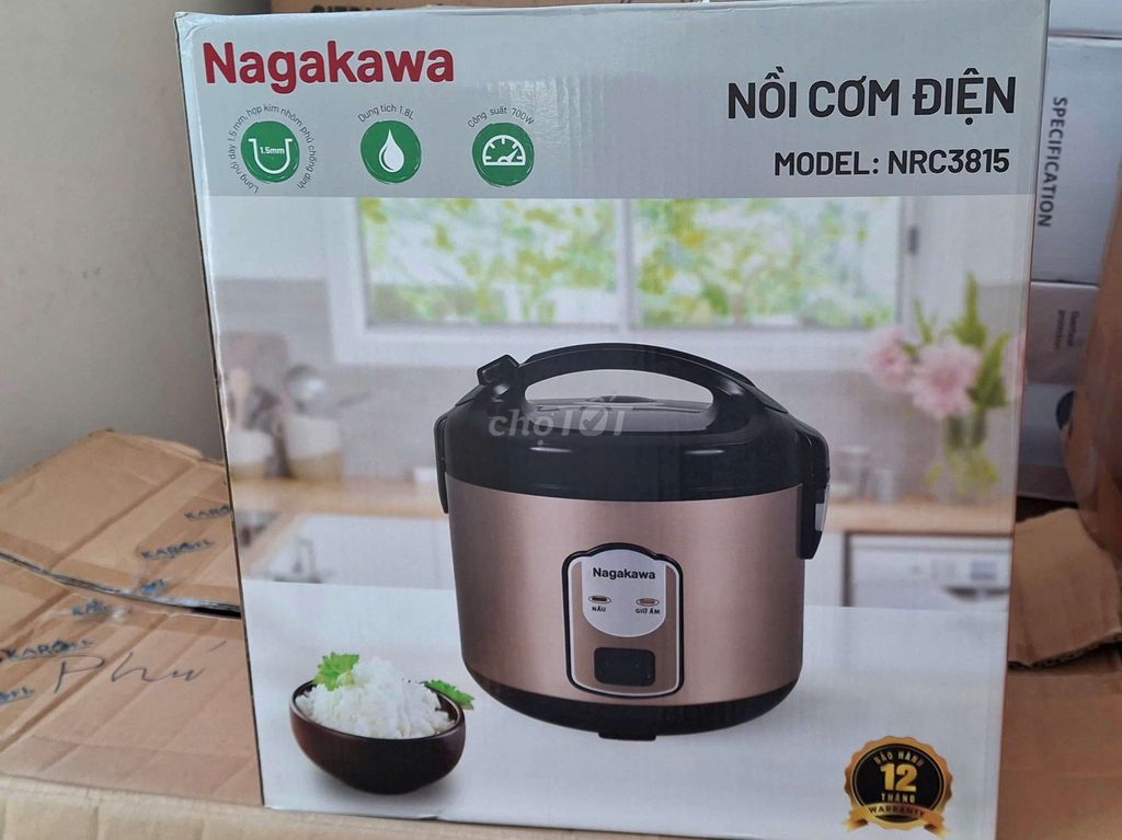 Nồi cơm điện Nagakawa NRC3815 1.8 lít mới. Mua bán Bếp, lò, đồ điện nhà bếp tại Quận Liên Chiểu Đà Nẵng được đăng bởi Điện máy giá sỉ Đà Nẵng hình 1