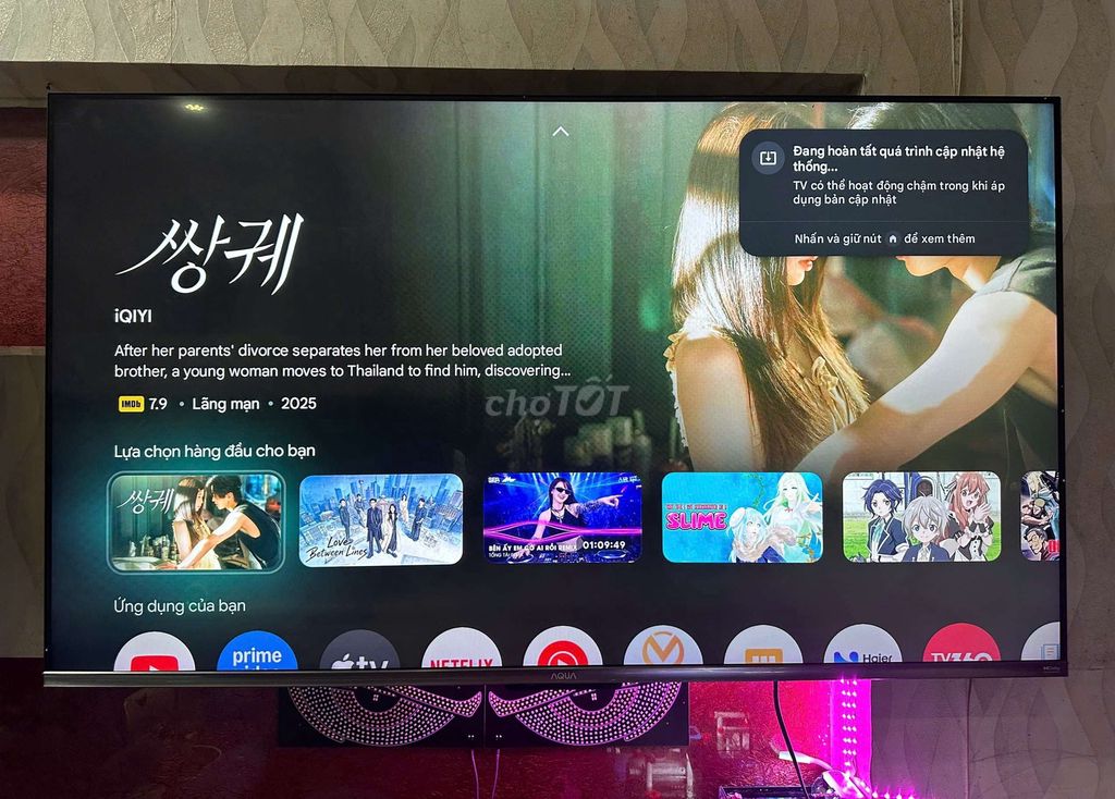 Tivi 55 inch đời 2022 màn 4K Android remote nói . Mua bán Tivi, Âm thanh tại Quận 7 Tp Hồ Chí Minh được đăng bởi Hoàng Long Tivi  hình 1