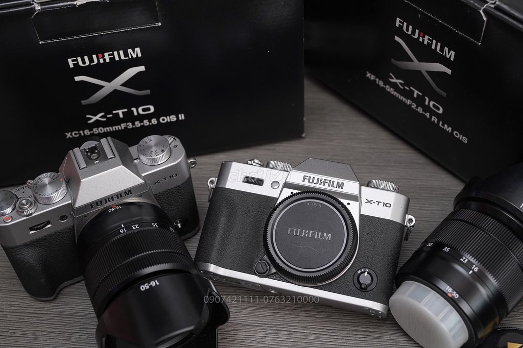 Fujifilm XT10 lens 16-50 fullbox đẹp