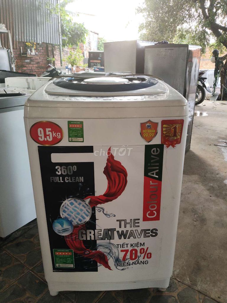 Máy giặt Toshiba 9.5kg cửa trên Trắng. Mua bán Máy giặt tại Thành phố Buôn Ma Thuột Đắk Lắk được đăng bởi Hà Văn Sơn  hình 1