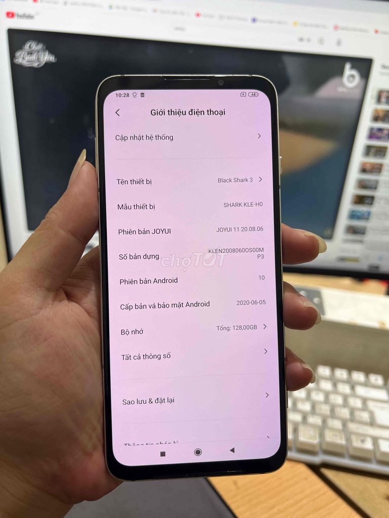 Black Shark 3 8GB/128GB Trắng. Mua bán Điện thoại tại Quận Đống Đa Hà Nội được đăng bởi Nam hình 1