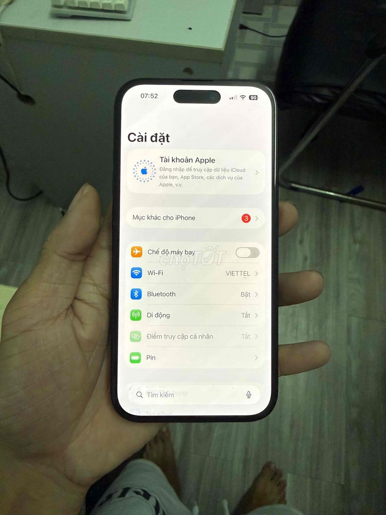 Apple iPhone 15 128GB Đen Quốc tế LLA. Mua bán Điện thoại tại Quận 12 Tp Hồ Chí Minh được đăng bởi tèo hình 1