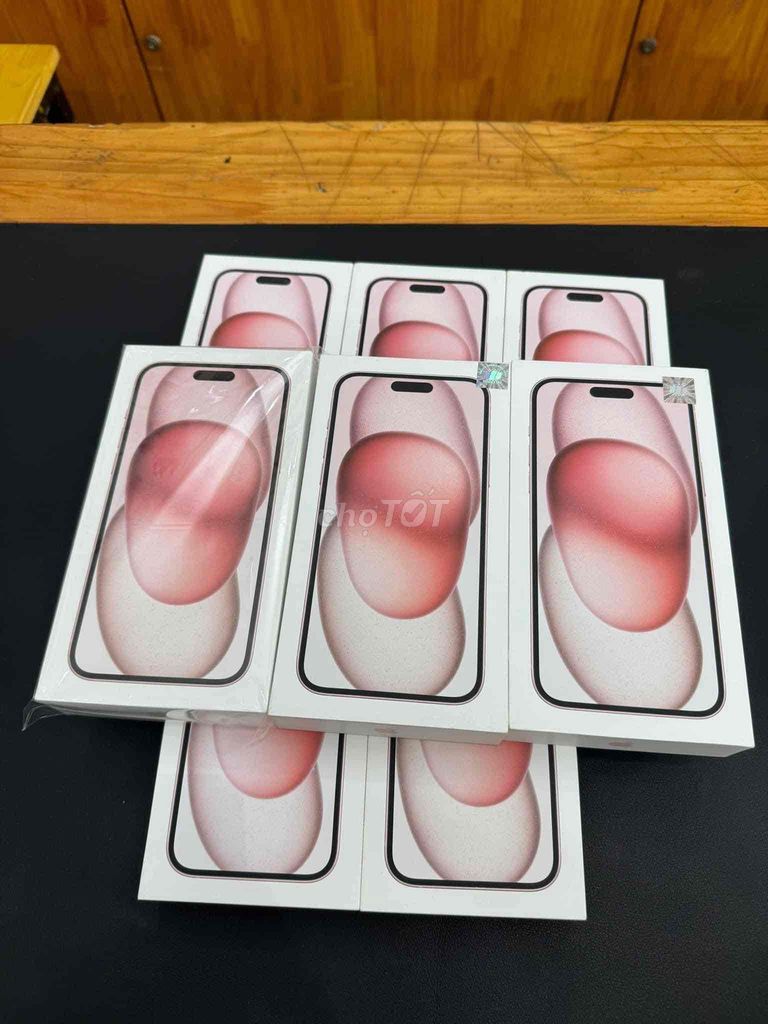 iPhone 15 Hồng 128G FULLBOX pink APPLE 04/2025