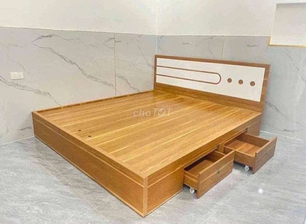 GIƯỜNG HỘP GỖ CÔNG NGHIỆP MDF 1M6 2M CÓ 2 HỘP KÉO . Mua bán Giường, chăn ga gối nệm tại Thị xã Bến Cát Bình Dương được đăng bởi Tủ nhựa đài loan hoàng quân hình 1