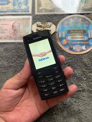 Nokia X2-02 black 2 sim bản nội địa ngon