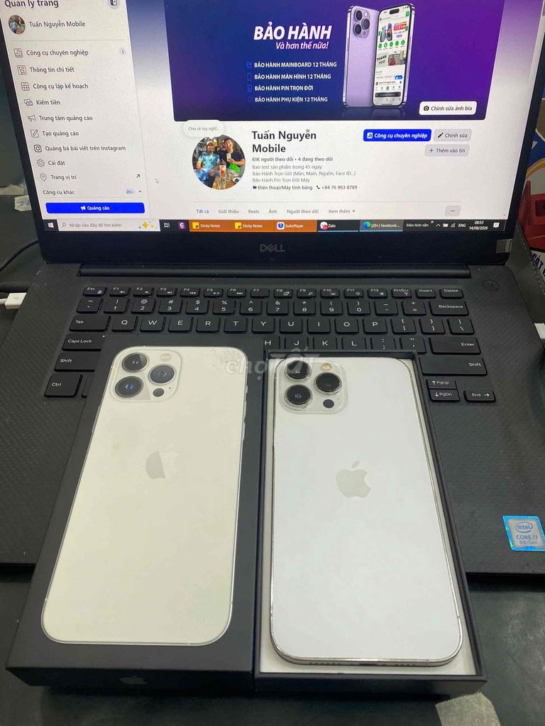 Apple iPhone 13 Pro Max 128GB Trắng Đã qua sử dụng. Mua bán Điện thoại tại Quận 3 Tp Hồ Chí Minh được đăng bởi Tuấn Nguyễn hình 1