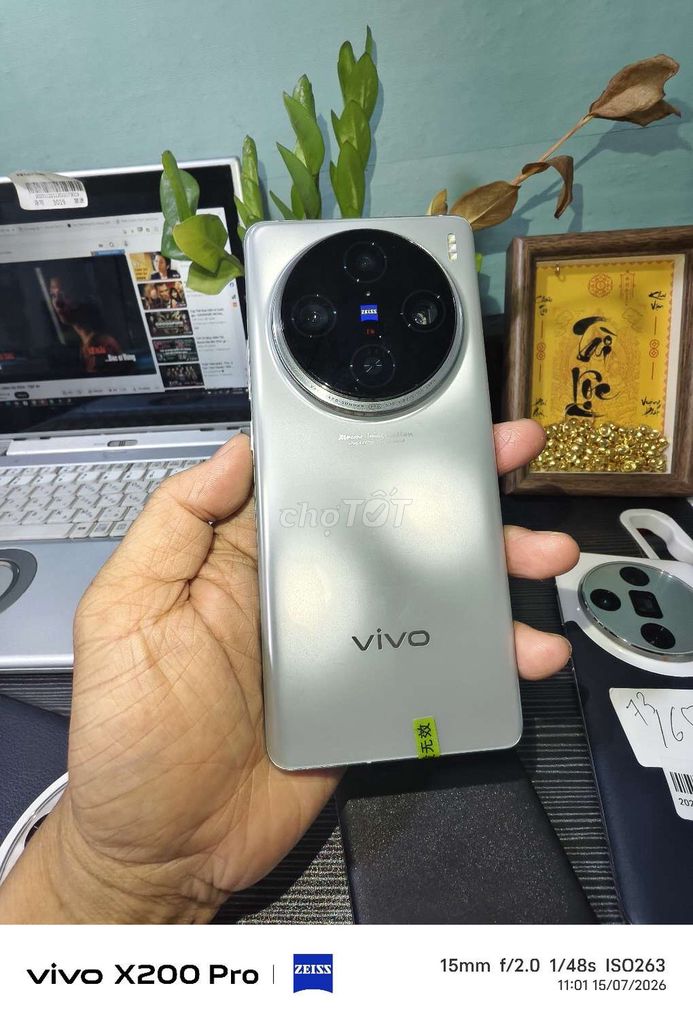 Vivo X100s Pro Bạc Dimensity 9300+. Mua bán Điện thoại tại Thành phố Thủ Đức Tp Hồ Chí Minh được đăng bởi Nguyễn Long Hoàng hình 1