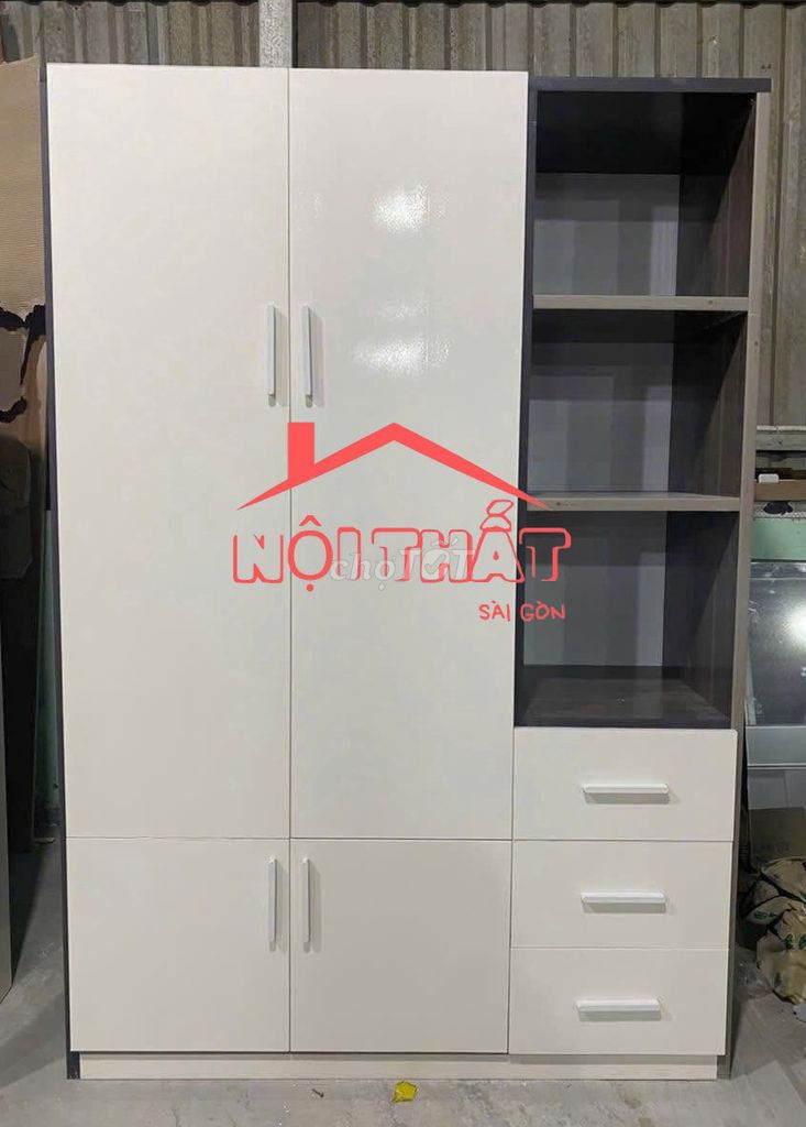 Tủ quần áo Nhựa 1m8x1m23 Mới +Tủ quần áo. Mua bán Tủ, kệ gia đình tại Quận Bình Thạnh Tp Hồ Chí Minh được đăng bởi Nội thất giá xưởng hình 1