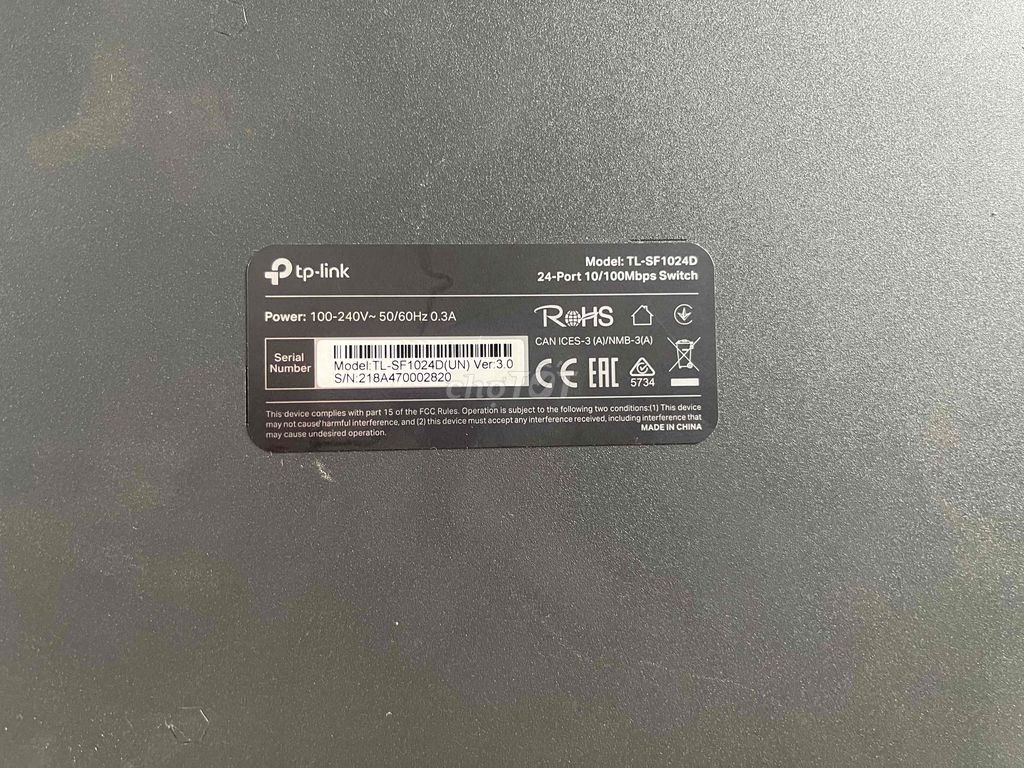 Switch mạng TP-Link TL-SF1024D. Mua bán Phụ kiện (Màn hình, Chuột...) tại Huyện Trảng Bom Đồng Nai được đăng bởi Thái Phạm hình 1