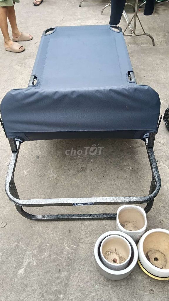 Giường xếp Sơn tĩnh điện Xanh Mới. Mua bán Giường, chăn ga gối nệm tại Quận Bình Tân Tp Hồ Chí Minh được đăng bởi Nguyễn Hoàng Quý Nhân hình 1