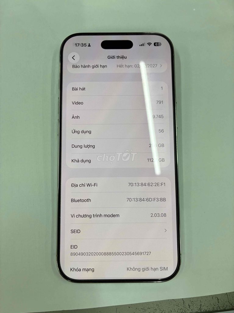 Apple iPhone Air 256GB Trắng. Mua bán Điện thoại tại Thành phố Buôn Ma Thuột Đắk Lắk được đăng bởi bạn nam giấu tên hình 1