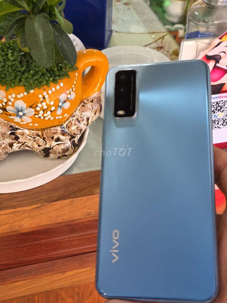 Vivo Y20s 128GB Xanh. Mua bán Điện thoại tại Thành phố Sóc Trăng Sóc Trăng được đăng bởi điện thoại giá sỉ 501lê Hồng Phong  hình 1