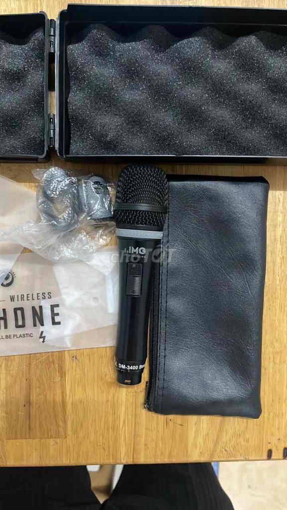 Microphone IMG Stageline DM-3400 Đen. Mua bán Tivi, Âm thanh tại Thành phố Tân An Long An được đăng bởi  Bá Tồn hình 1