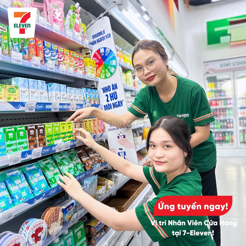Tuyển 50 nhân viên cửa hàng tiện lợi Quận 1 TP.HCM. Việc làm tại Quận 1 Tp Hồ Chí Minh được đăng bởi 7-Eleven hình 5