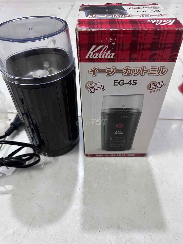 Máy xay cà phê Kalita EG-45 Đen. Mua bán Bếp, lò, đồ điện nhà bếp tại Thành phố Sóc Trăng Sóc Trăng được đăng bởi Phạm Toàn Thắng hình 1