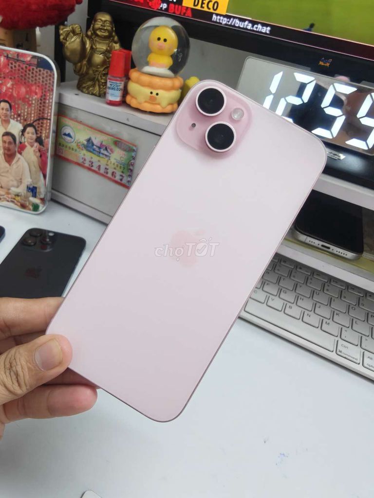 Apple iPhone 15 Plus 256GB Hồng 99%. Mua bán Điện thoại tại Quận 4 Tp Hồ Chí Minh được đăng bởi Nguyễn Nhân hình 1