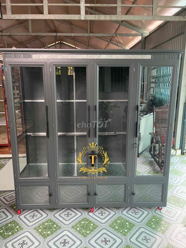 Tủ quần áo nhôm hiện đại. Mua bán Tủ, kệ gia đình tại Huyện Chợ Mới An Giang được đăng bởi Đặng Hiếu Thạnh hình 1