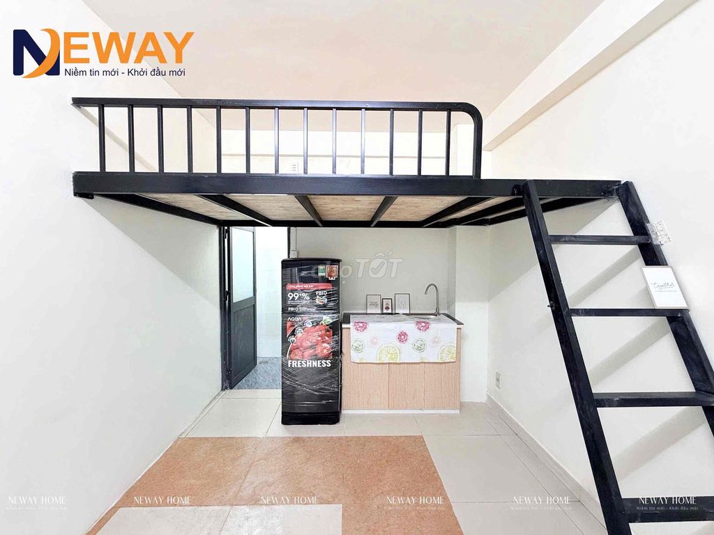 TRỐNG SẴN PHÒNG GÁC TRỆT SẴN MÁY LẠNH - GẦN ĐH CÔNG THƯƠNG - NHÀ GA T3