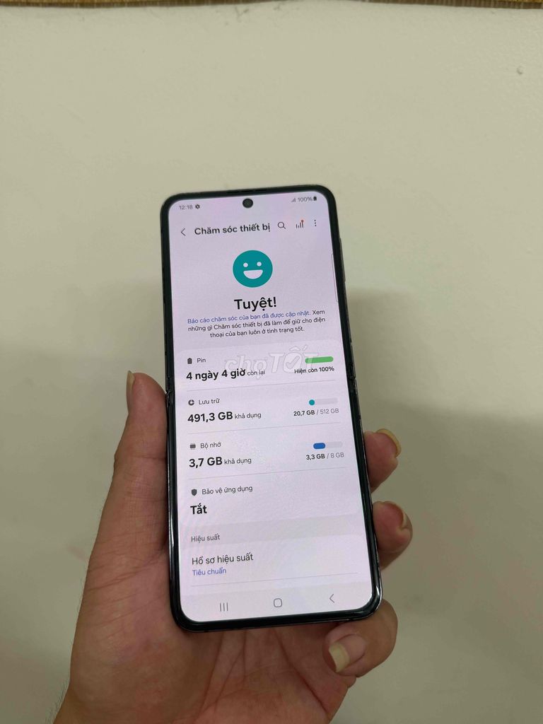 Samsung Zflip 5 512GB Xám. Mua bán Điện thoại tại Quận Đống Đa Hà Nội được đăng bởi CHUNG Mobile hình 1