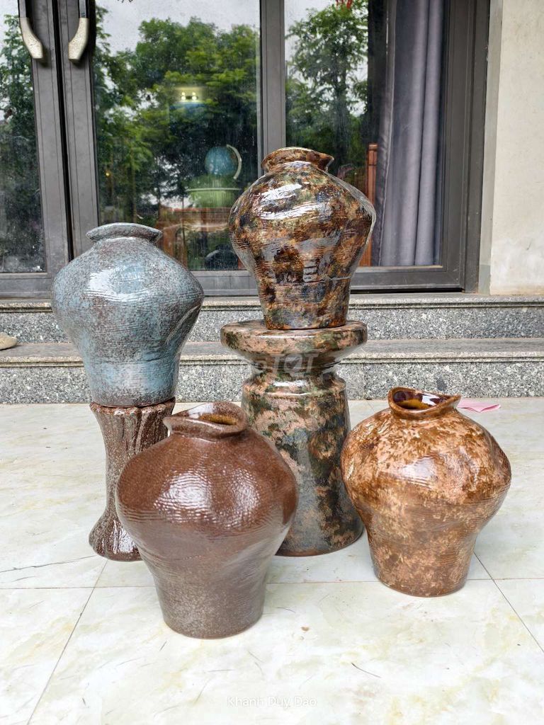 Bình trang trí Gốm Bát Tràng. Mua bán Cây cảnh, đồ trang trí tại Huyện Gia Lâm Hà Nội được đăng bởi Đào Khánh Duy hình 1