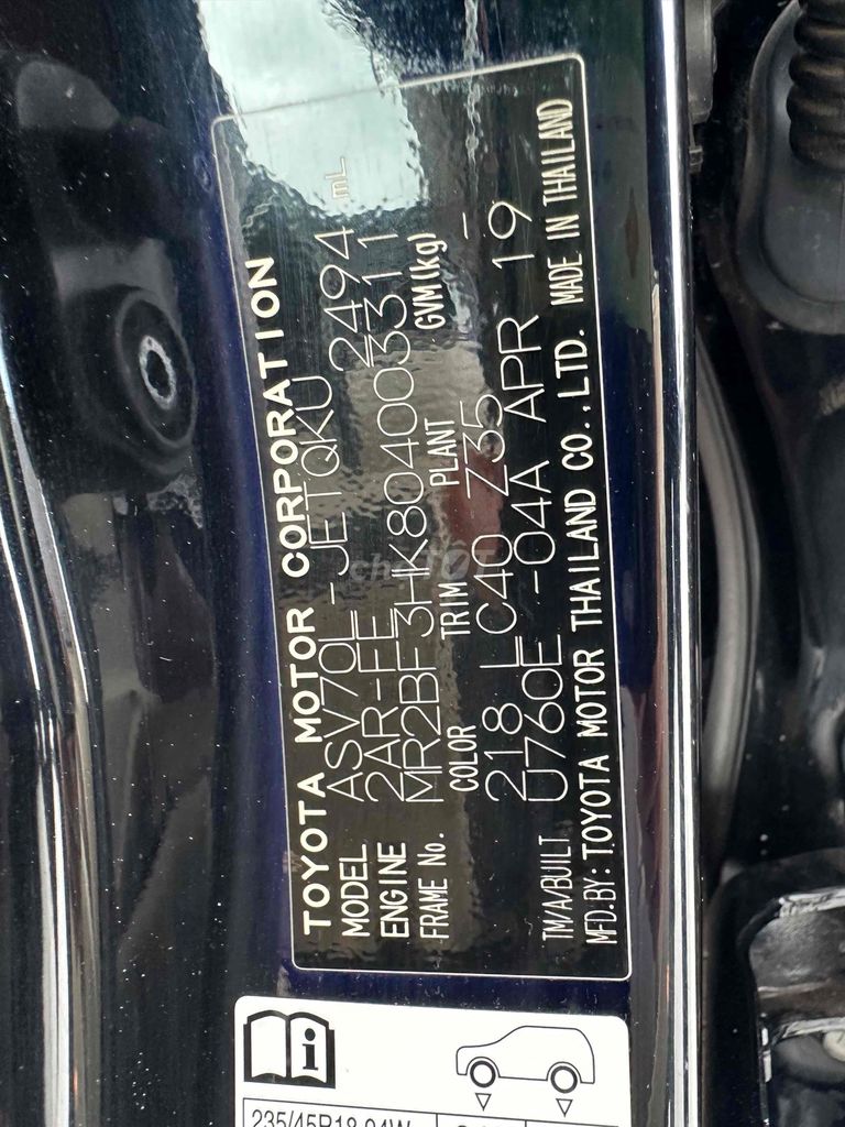 Toyota Camry 2019 2.5Q - tự động xe đẹp BH HÃNG. Mua bán Ô tô tại Quận Bình Thạnh Tp Hồ Chí Minh được đăng bởi phuongneo hình 6