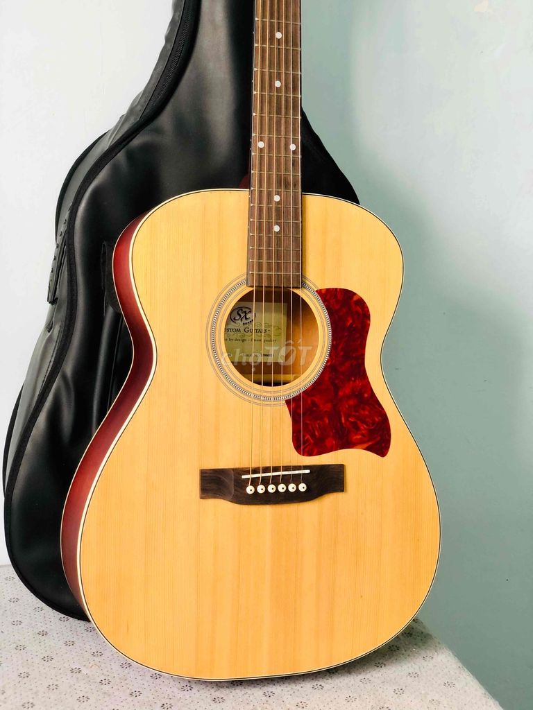 Guitar Acoustic SX SO204 dáng OM nhỏ gọn