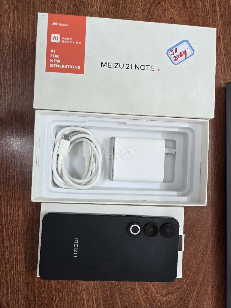 Meizu 21 Note 16GB/256GB Đen pullbox. Mua bán Điện thoại tại Quận Tân Phú Tp Hồ Chí Minh được đăng bởi VŨ TRỤ MOBILE hình 1