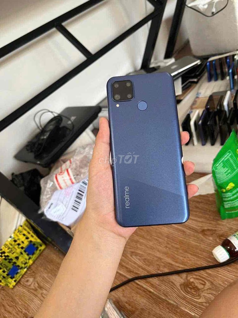 realme c15,r4,64g,pin 6000, full cn, vân ok. Mua bán Điện thoại tại Thành phố Thủ Dầu Một Bình Dương được đăng bởi Phước Mobile hình 1