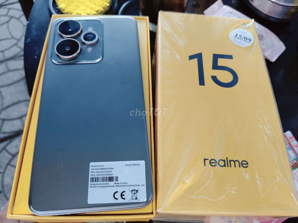 Realme 15 5G 256GB fullbox bh dài.pin 7000 trâu. Mua bán Điện thoại tại Quận Bình Thuỷ Cần Thơ được đăng bởi kimAnh13 máy củ zin  hình 1
