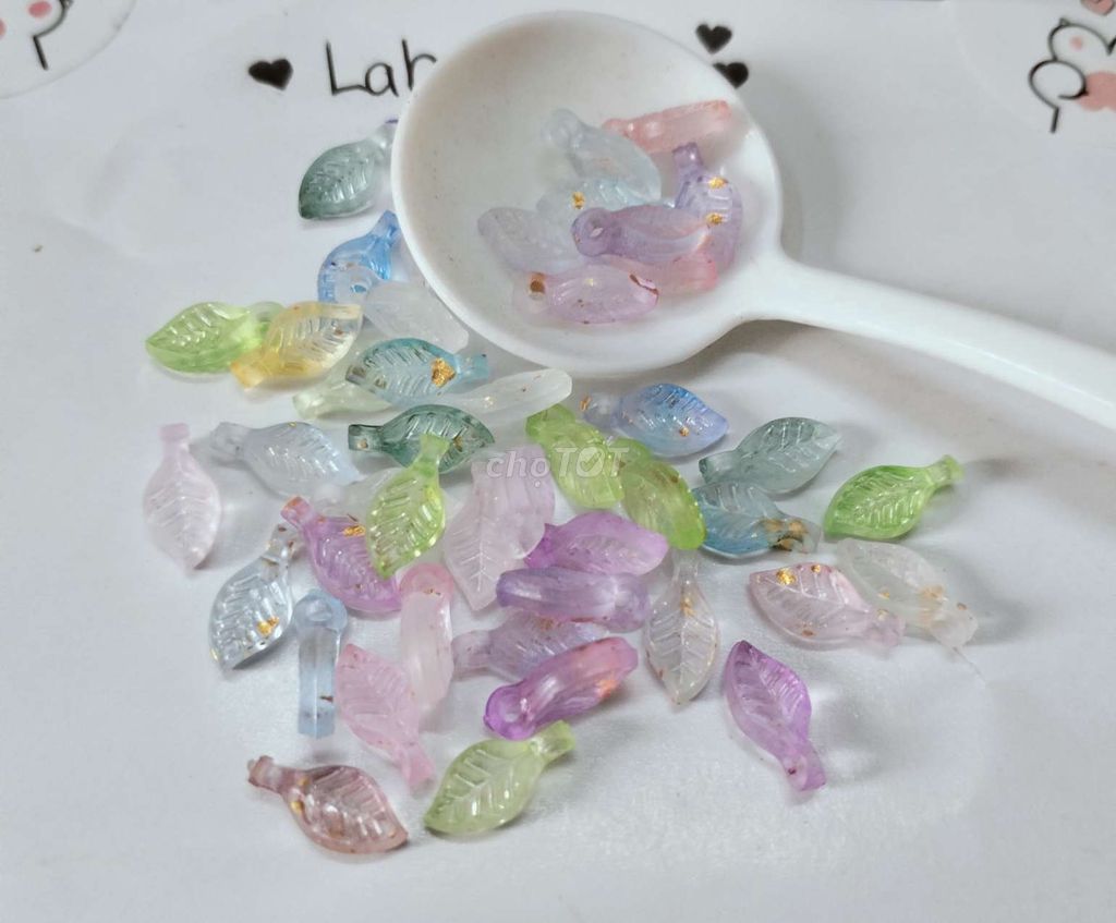Lá nhỏ làm handmade dây treo đth, móc khóa