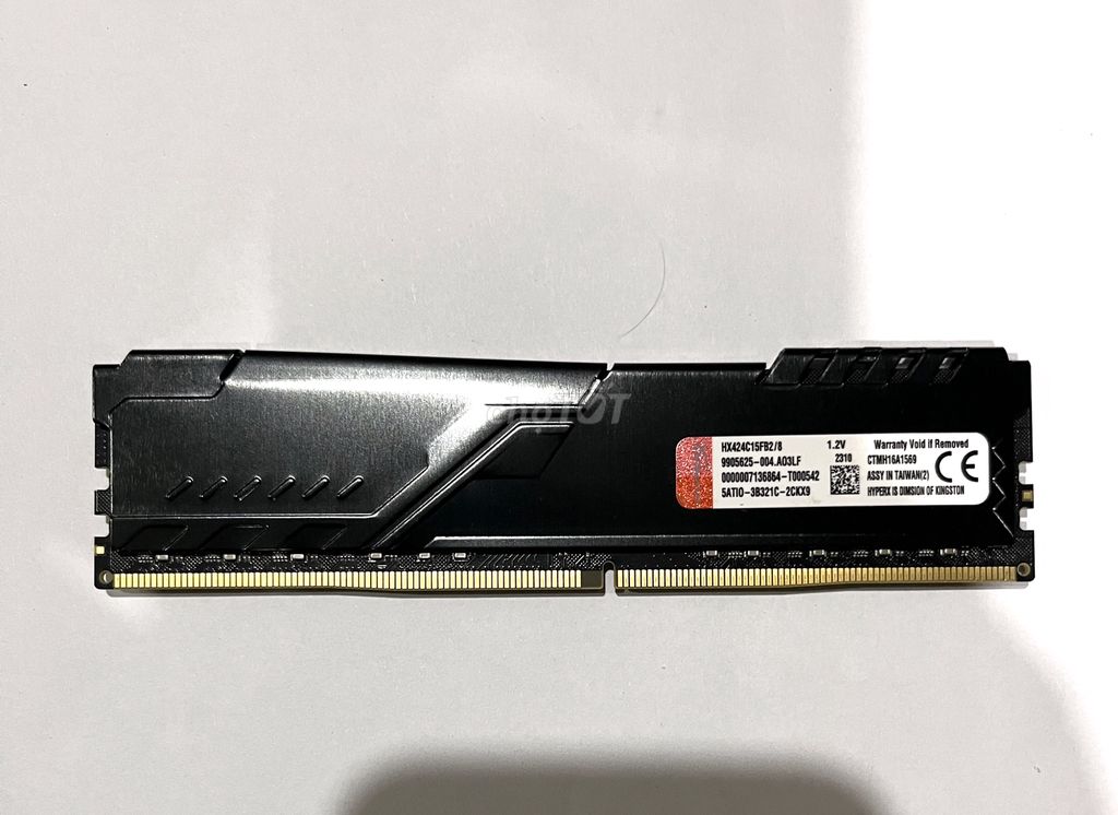 Ram PC Kingston FURY BEAST DDR4 8GB 2400 Mhz